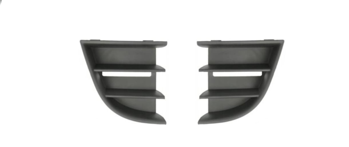Front Bumper Side Grill Set Left 1Z0853665C & Right 1Z0853666C Compatible With Skoda Octavia (2010-2013) Tag No.512