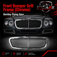 Front Bumper Grill Frame ( Chrome ) 3W0853667D Compatible With Bentley Flying Spur