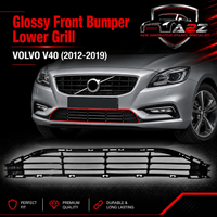 Glossy Front Bumper Lower Grill 31283743 Compatible With VOLVO V40 (2012-2019) Tag No.217