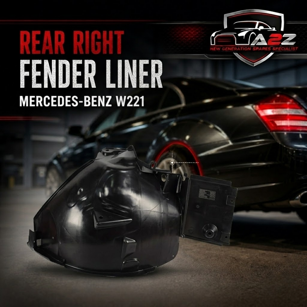 Rear Right Fender Liner 2216900630 A2216900630  Compatible With MERCEDES-BENZ S-CLASS W221 Tag-FEM-52