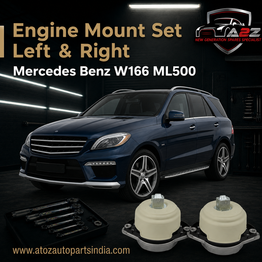 Engine Mount Set Left 1662406017 & Right 1662406117 Compatible With Mercedes Benz W166 ML500