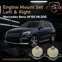 Engine Mount Set Left 1662406017 & Right 1662406117 Compatible With Mercedes Benz W166 ML500