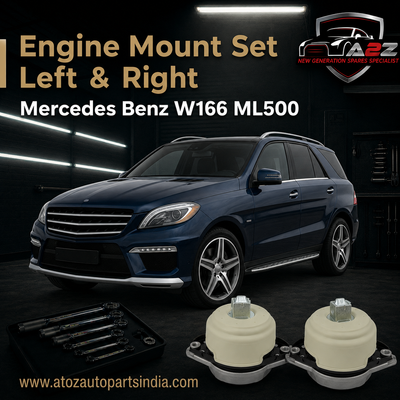 Engine Mount Set Left 1662406017 & Right 1662406117 Compatible With Mercedes Benz W166 ML500