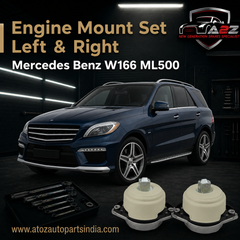 Engine Mount Set Left 1662406017 & Right 1662406117 Compatible With Mercedes Benz W166 ML500