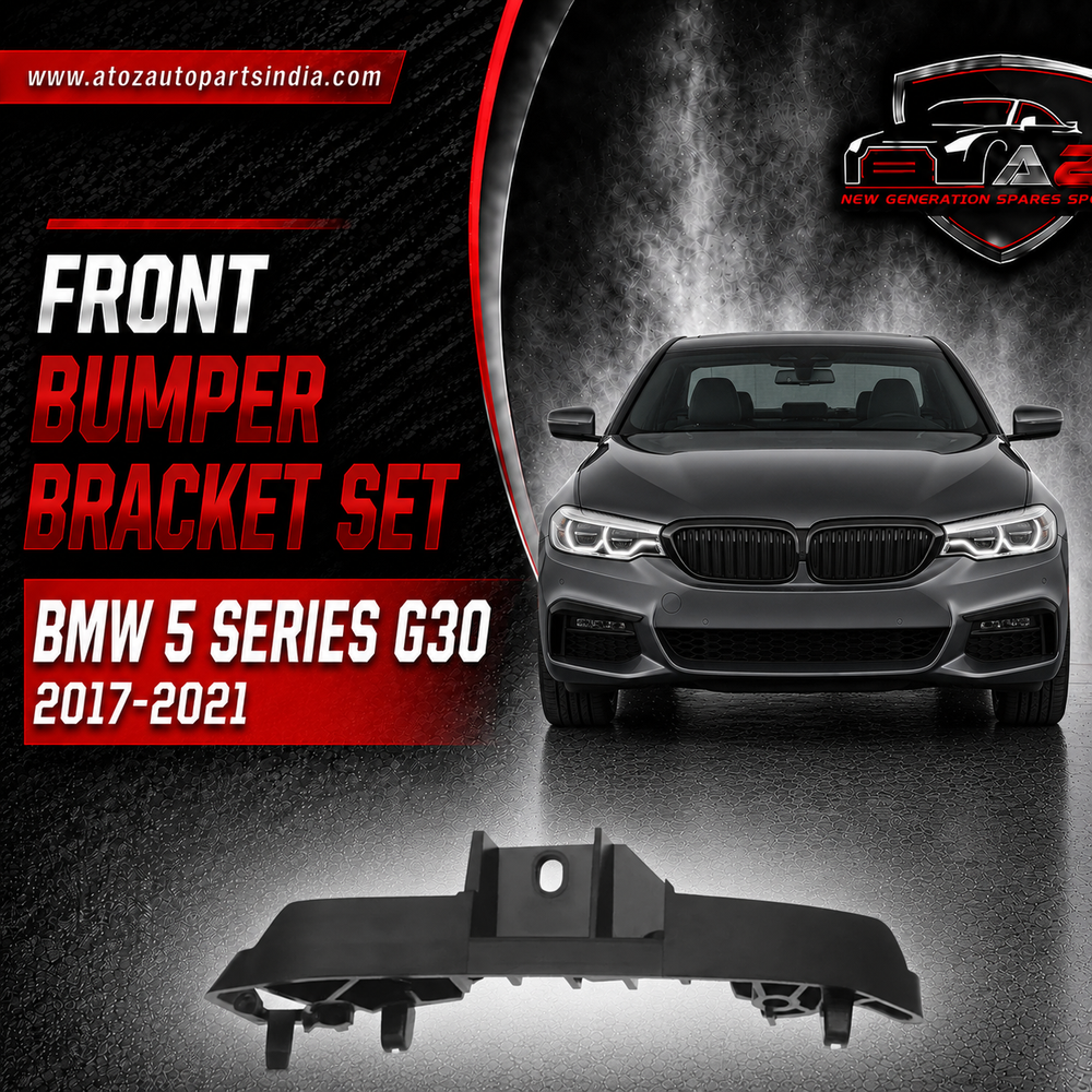 Front Bumper Bracket Left 51117385349 & Right 51117385350 Compatible With BMW 5 Series G30 2017-2021 Tag No.1621
