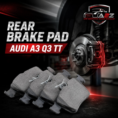 Rear Brake Pad 5Q0698451C 2500901 2500801 P85124 Compatible With AUDI A3 Q3  TT