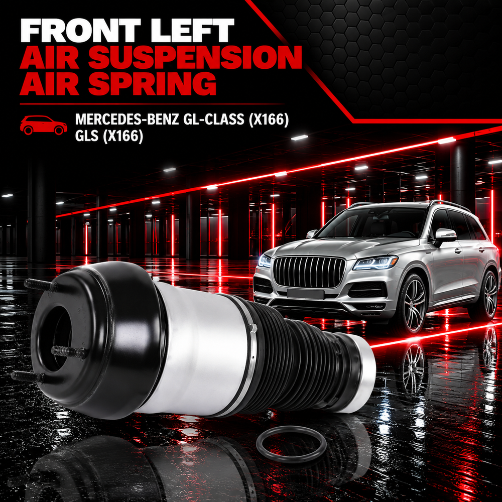 Front Left Air Suspension Air Spring Compatible 1663202513 1663204966 1663207313 With MERCEDES-BENZ GL-CLASS (X166) & GLS (X166)