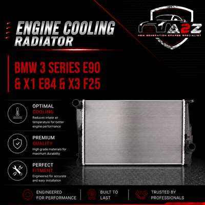 Engine Cooling Radiator 17117558480 17117788903 17117788904 17117790297 17117794488 Compatible with BMW 3 Series E90 & X1 E84 & X3 F25
