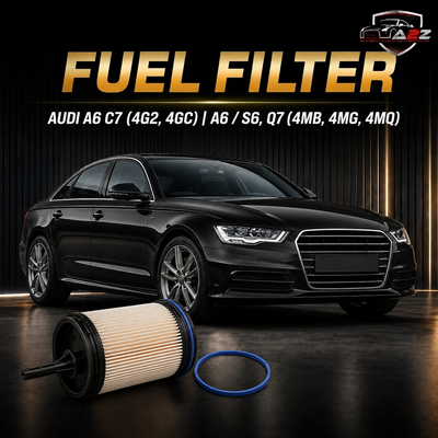 Fuel Filter 4M0127177H & E451KPD349 Compatible With AUDI A6 C7 (4G2, 4GC) | A6 / S6, Q7 (4MB, 4MG, 4MQ) Tag.341