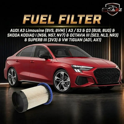 Fuel Filter E447KP & 5Q0127177C & 3C0127434A 5Q0127177A 5Q0127400J Compatible With AUDI A3 Limousine (8VS, 8VM) | A3 / S3 & Q3 (8UB, 8UG) & SKODA KODIAQ I (NS6, NS7, NV7) & OCTAVIA III (5E3, NL3, NR3) & SUPERB III (3V3) & VW TIGUAN (AD1, AX1) Tag : 181
