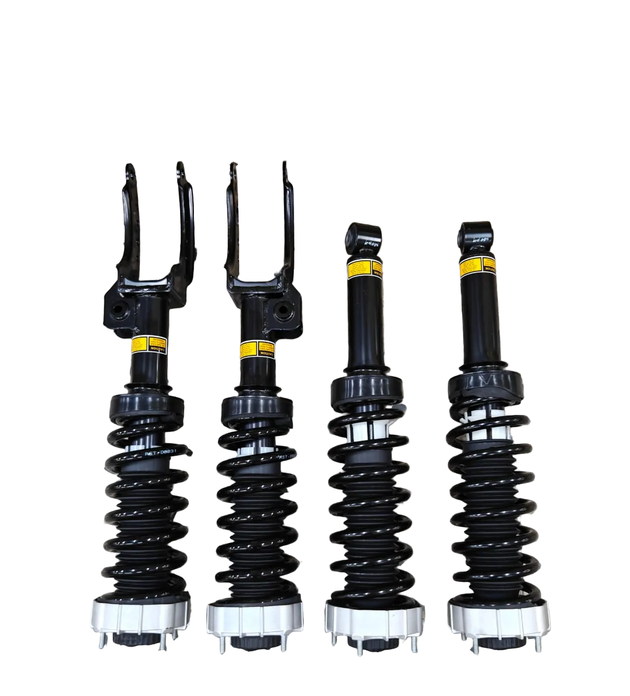 Front & Rear Air To Manual Suspension Conversion Kit (Set Of 4) Compatible With Audi Q7 7L (2006-2015)