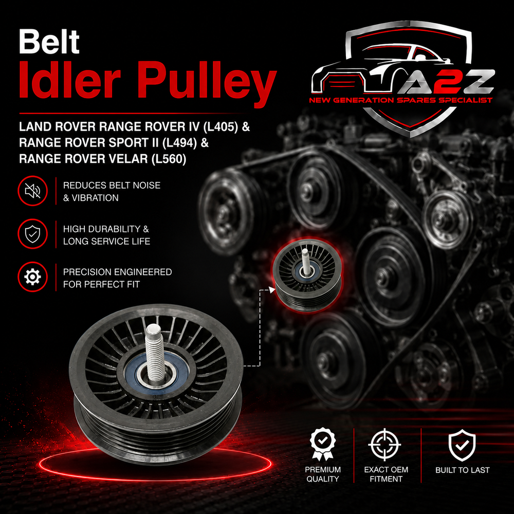 Belt Idler Pulley LR106769 LR010689 LR086058 Compatible with LAND ROVER RANGE ROVER IV (L405) & RANGE ROVER SPORT II (L494) & RANGE ROVER VELAR (L560) Tag no : 2