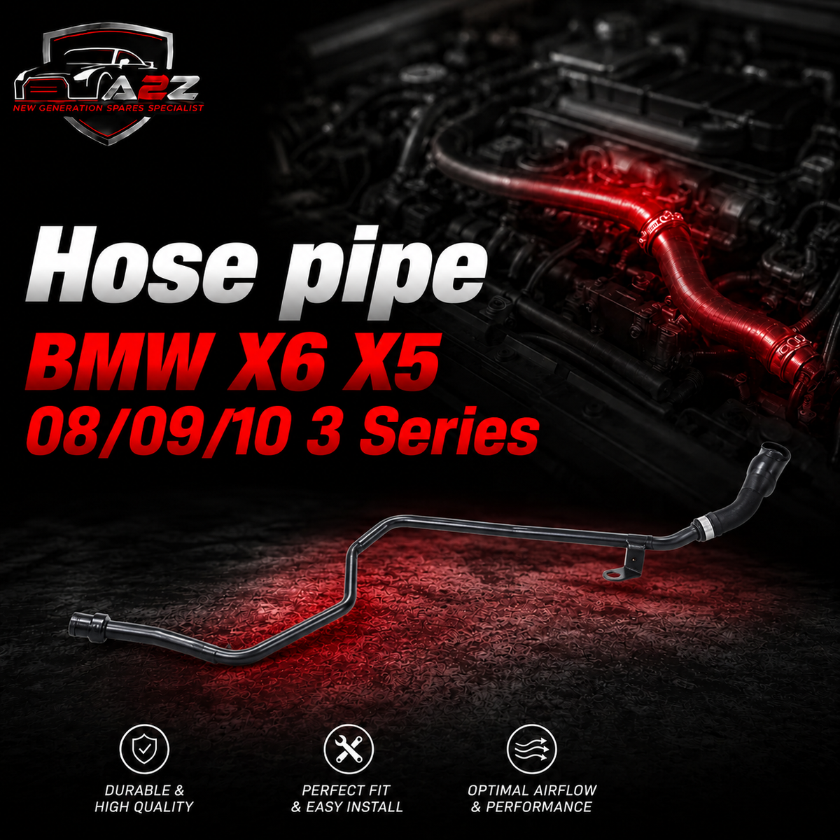 Hose Pipe 64536945726 Compatible With BMW X6 X5 08/09/10 3 Series