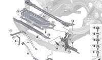 Front Panel V-Support Brace Strut 51647422292 Compatible With G20 G28