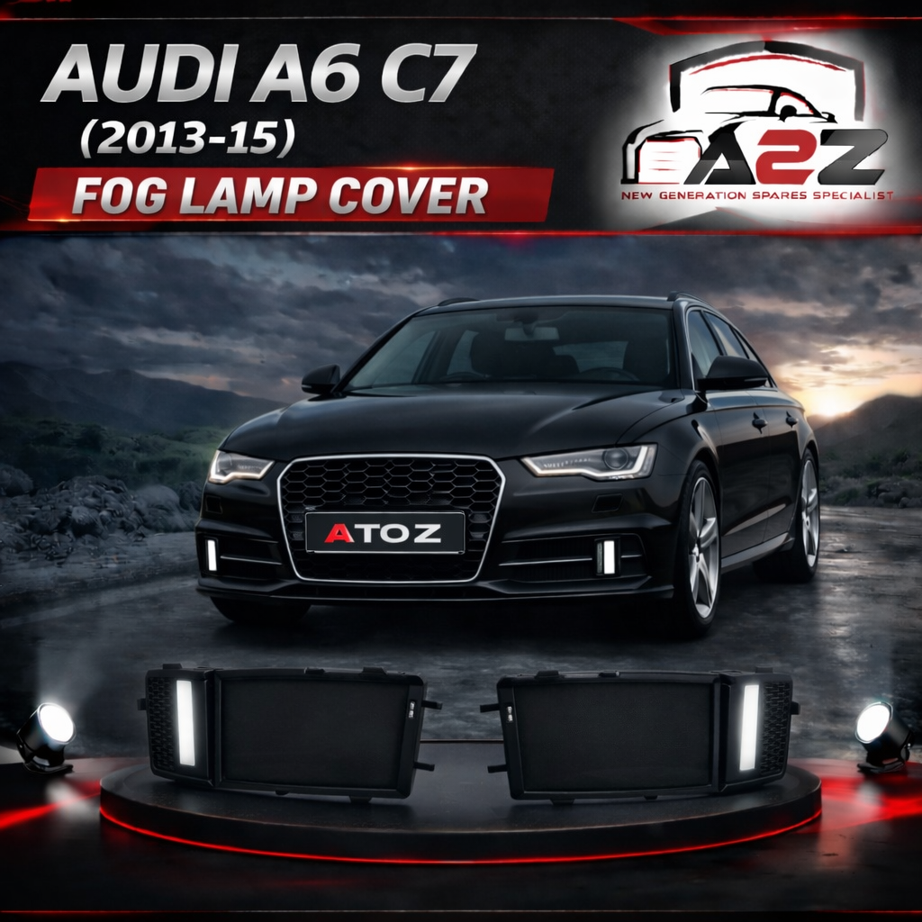 Fog Lamp Cover Right 4G0807246C & Left 4G0807245C Compatible With AUDI A6 4G (2016-18) Tag-39 (2016-18)