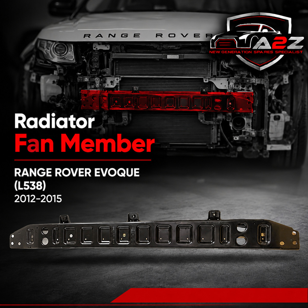 Radiator Fan Member LR024295 Compatible With LAND ROVER RANGE ROVER EVOQUE (L538) (2012-2015)