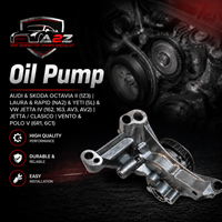 Oil Pump 03L115105B 03L115251B 03L115251B+ Compatible With AUDI & SKODA OCTAVIA II (1Z3) | LAURA & RAPID (NA2) & YETI (5L) & VW JETTA IV (162, 163, AV3, AV2) | JETTA / CLASICO | VENTO & POLO V (6R1, 6C1)