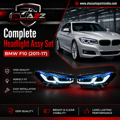 Complete Headlight Assy Set (Upgrade To F10 To G30) Have To Convert From F10 To G30 Compatible With BMW F10 (2011-17) Tag No.6