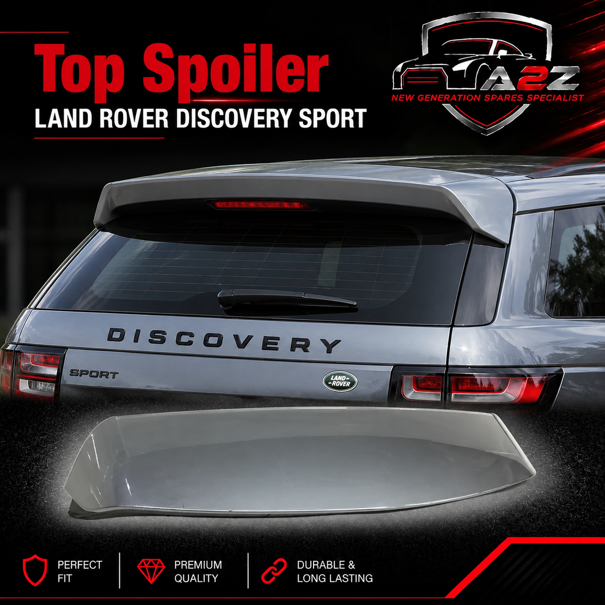 Top Spoiler LR164215 Compatible With LAND ROVER DISCOVERY SPORT