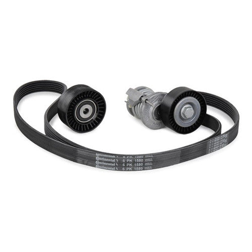 Multi RIB Belt Kit 6PK1580K1 Compatible With AUDI A4 B8 (8K2) | A4 / S4, Q5 (8RB) (CONTINENTAL)