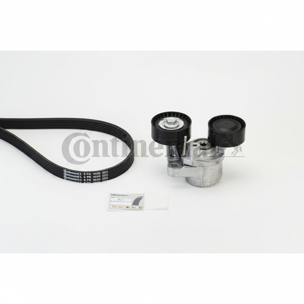 Multi Rib Belt Kit 6PK1698K1  11287810807 11288507415  11288519128  11288512067 Compatible With BMW 5 (F10), 7 (F01, F02, F03, F04), X1 (E84), X5 (F15, F85), X6 (F16, F86) (CONTINENTAL)