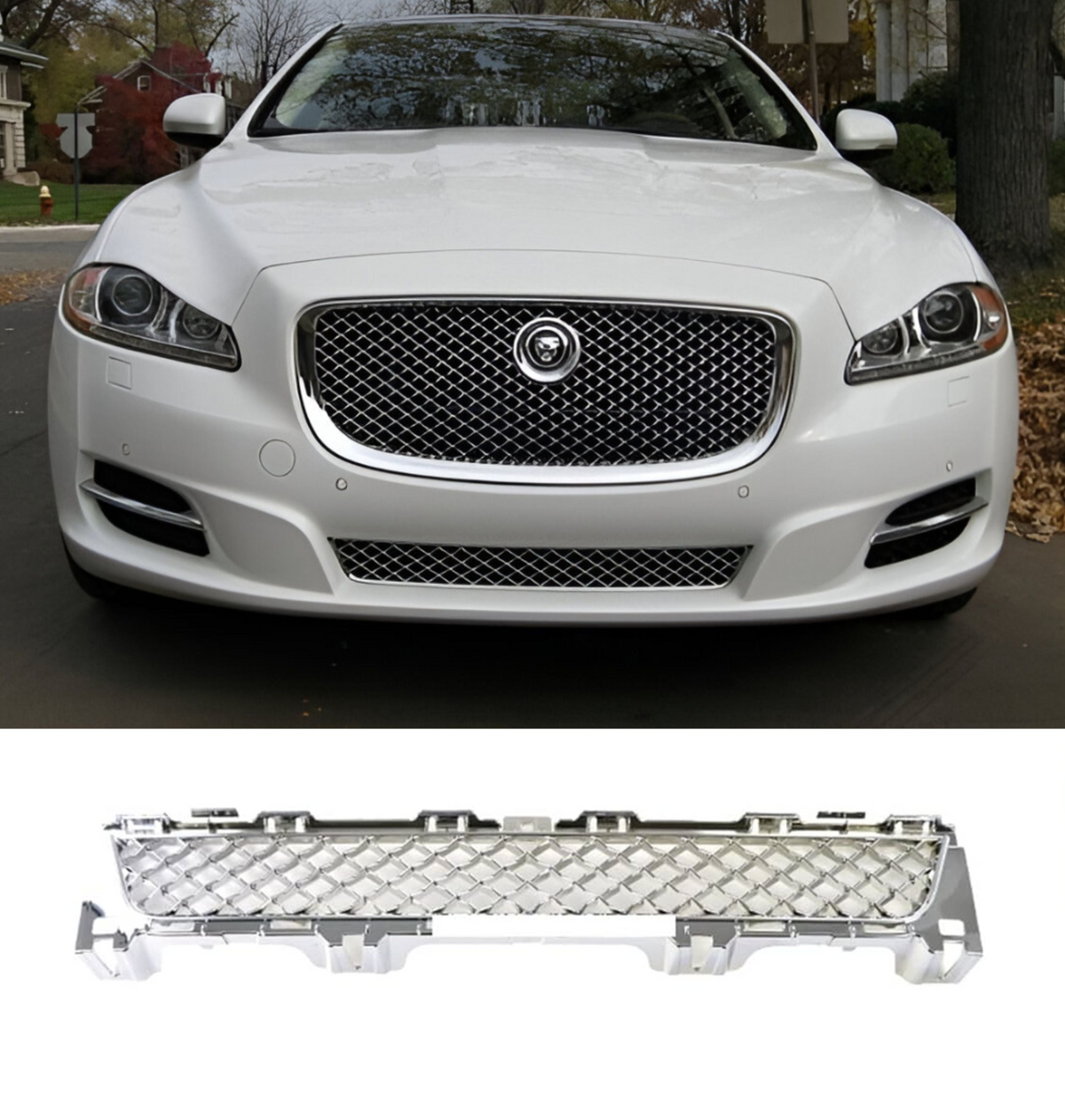 Front Bumper Lower Grill C2D3580 Compatible With Jaguar XJL (2010-2015) Tag No.28