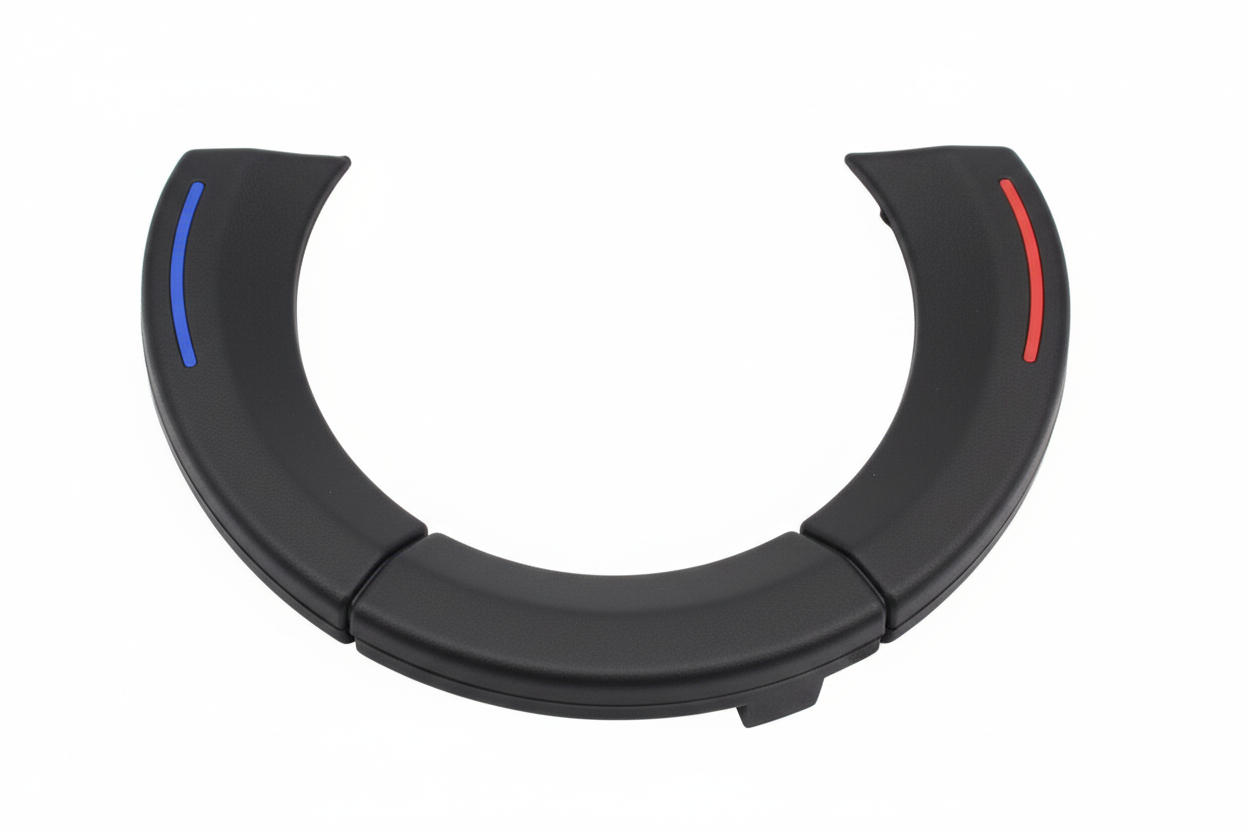 Black Rear Ac Rotary Outer Cover Trim Model B 61319195421-L 61319195421-R Compatible With BMW 5 Series F10 (2010-2018)