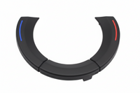 Black Rear Ac Rotary Outer Cover Trim Model B 61319195421-L 61319195421-R Compatible With BMW 5 Series F10 (2010-2018)