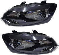 Head Light Set Left 6C1941005 & Right 6C1941006 Compatible With Volkswagen Polo (2014)