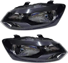 Head Light Set Left 6C1941005 & Right 6C1941006 Compatible With Volkswagen Polo (2014)