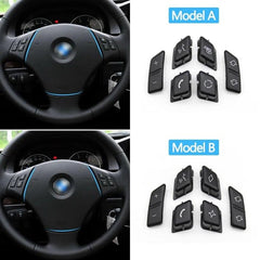 Steering Wheel Button Keys Model A 61316959893 Model B 61316959894 Compatible with BMW  X1 E84 2010-2016  BMW & 3 SERIES E90 2006-2012