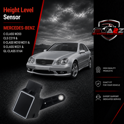 Height Level Sensor A0105427717 105427717 Compatible With MERCEDES-BENZ C-CLASS W203 & CLS C219 & E-CLASS W210 W211 & S-CLASS W221 & GL-CLASS X164