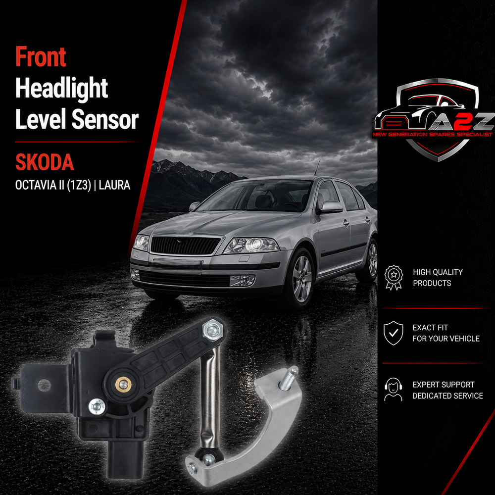Front Headlight Level Sensor 1K0941274B  Compatible With SKODA OCTAVIA II (1Z3) | LAURA