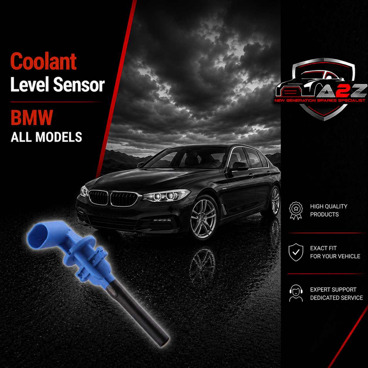 Coolant Level Sensor 17117546548 17137432124 17137524812 17137553919 Compatible With BMW ALL MODELS