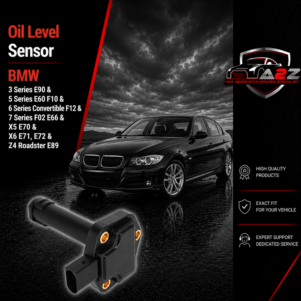 Oil Level Sensor 12617607910 12610412430 12610422012 12617506689 12617540351 12617549805 12617567723 Compatible With BMW 3 Series E90 & 5 Series E60 F10 & 6 Series Convertible F12 & 7 Series F02 E66 & X5 E70 & X6 E71, E72 & Z4 Roadster E89