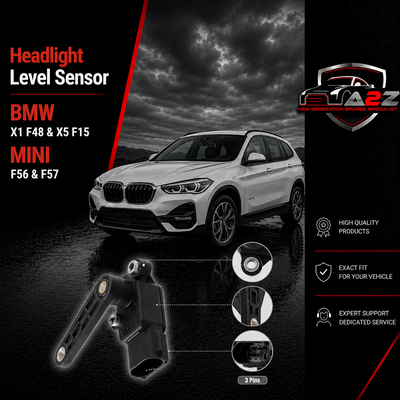 Headlight Level Sensor 37146870200 37146867646 37146853747 37146895467 Compatible With BMW X1  F48 & X5 F15 & MINI F56 & MINI F57