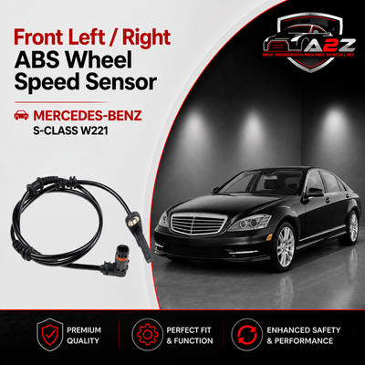 Front Left / Right ABS Wheel Speed Sensor 0009051004 & 2215400317 & 2215401217 & 2219050001 & 2219055700 & 2219057100 & 2219050001 Compatible With MERCEDES-BENZ S-CLASS W221