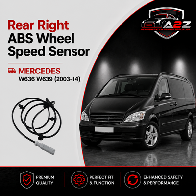 Rear Right ABS Wheel Speed Sensor 6394409834 Compatible With W636 W639