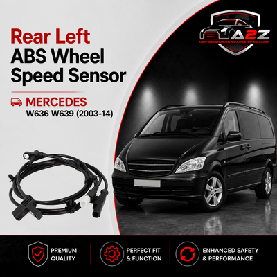 Rear Left  ABS Wheel Speed Sensor 6394409734 Compatible With Mercedes Benz W636 W639