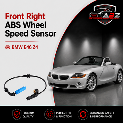 Front Right ABS Wheel Speed Sensor 34526792896 Compatible With BMW E46 Z4