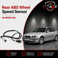 Rear ABS Wheel Speed Sensor 34521164652 Compatible With BMW E46