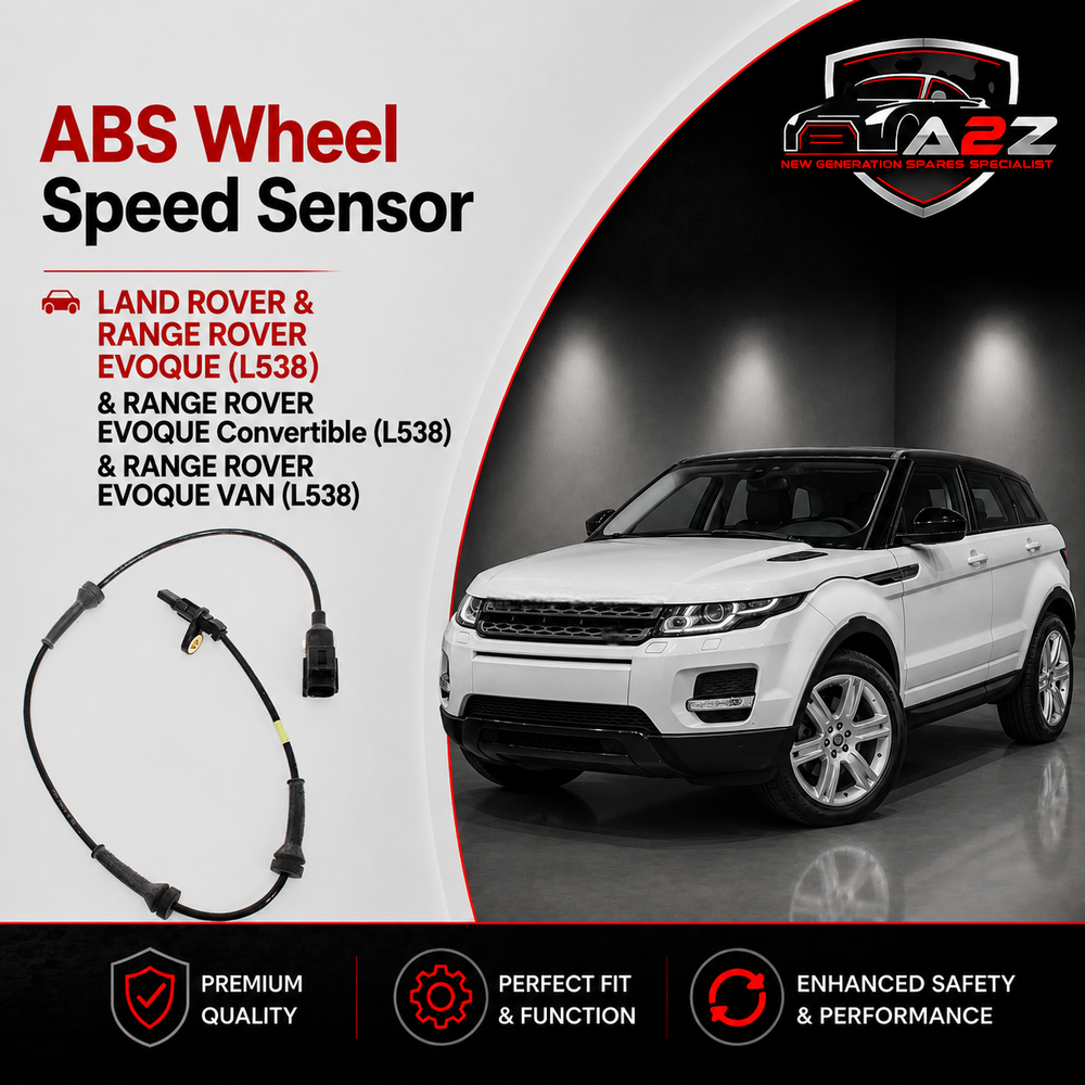 ABS Wheel Speed Sensor LR024203 Compatible With  LAND ROVER & RANGE ROVER EVOQUE (L538) & RANGE ROVER EVOQUE Convertible (L538) & RANGE ROVER EVOQUE VAN (L538)