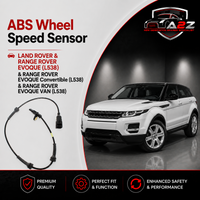 ABS Wheel Speed Sensor LR024203 Compatible With  LAND ROVER & RANGE ROVER EVOQUE (L538) & RANGE ROVER EVOQUE Convertible (L538) & RANGE ROVER EVOQUE VAN (L538)