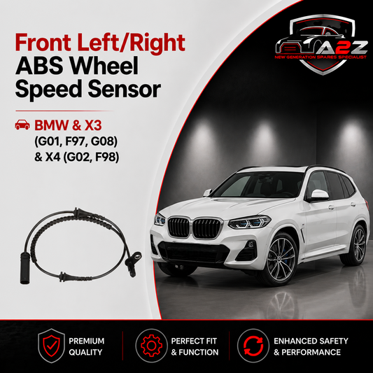 Front Left/Right ABS Wheel Speed Sensor 34526871064 & 34526895657 Compatible With BMW & X3 (G01, F97, G08) & X4 (G02, F98)