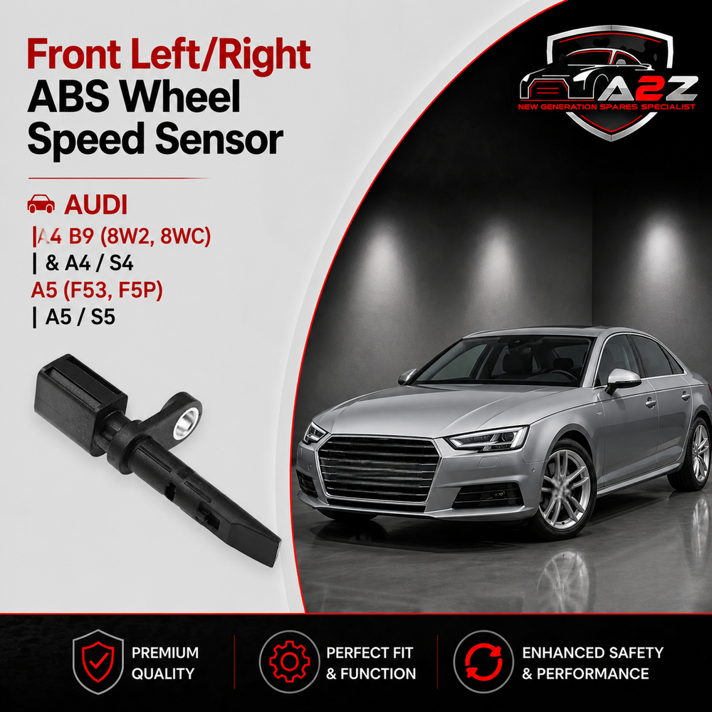 Front Left/Right ABS Wheel Speed Sensor 4M0927803B & 4M0927803C Compatible With AUDI & A4 B9 (8W2, 8WC) | &  A4 / S4 A5 (F53, F5P) | A5 / S5