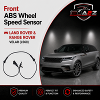 Front ABS Wheel Speed Sensor LR090860 & J8A29E731AA J8A29E731AB T4A12595 T4A41082 Compatible With LAND ROVER & RANGE ROVER VELAR (L560)
