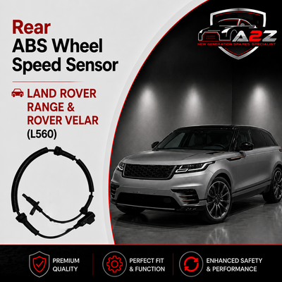Rear ABS Wheel Speed Sensor LR090859 & T4A2784 LR062671 LR072107 FK722C190AC FK722C190AE HK832C190AA Compatible With LAND ROVER RANGE & ROVER VELAR (L560)