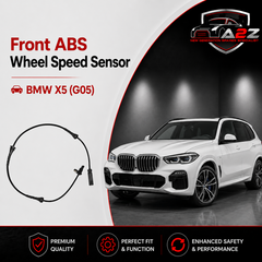 Front ABS Wheel Speed Sensor 34526878159 34526895655 Compatible With BMW X5 (G05, F95) & X5 Van (G05) & X6 (G06, F96) & X7 (G07)