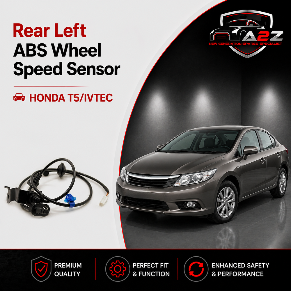 Rear Left ABS Wheel Speed Sensor 57475TF003 Compatible With HONDA T5/IVTEC