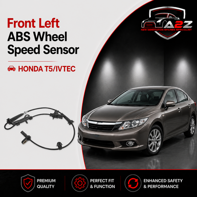 Front Left ABS Wheel Speed Sensor 57455TF003 Compatible With HONDA T5/IVTEC